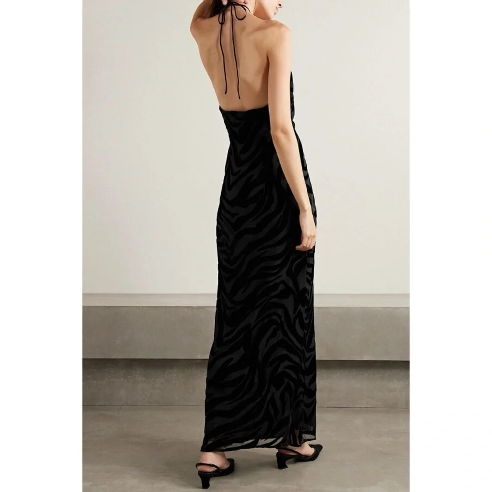 Anine Bing Leanne NWT Dress Black Velvet
